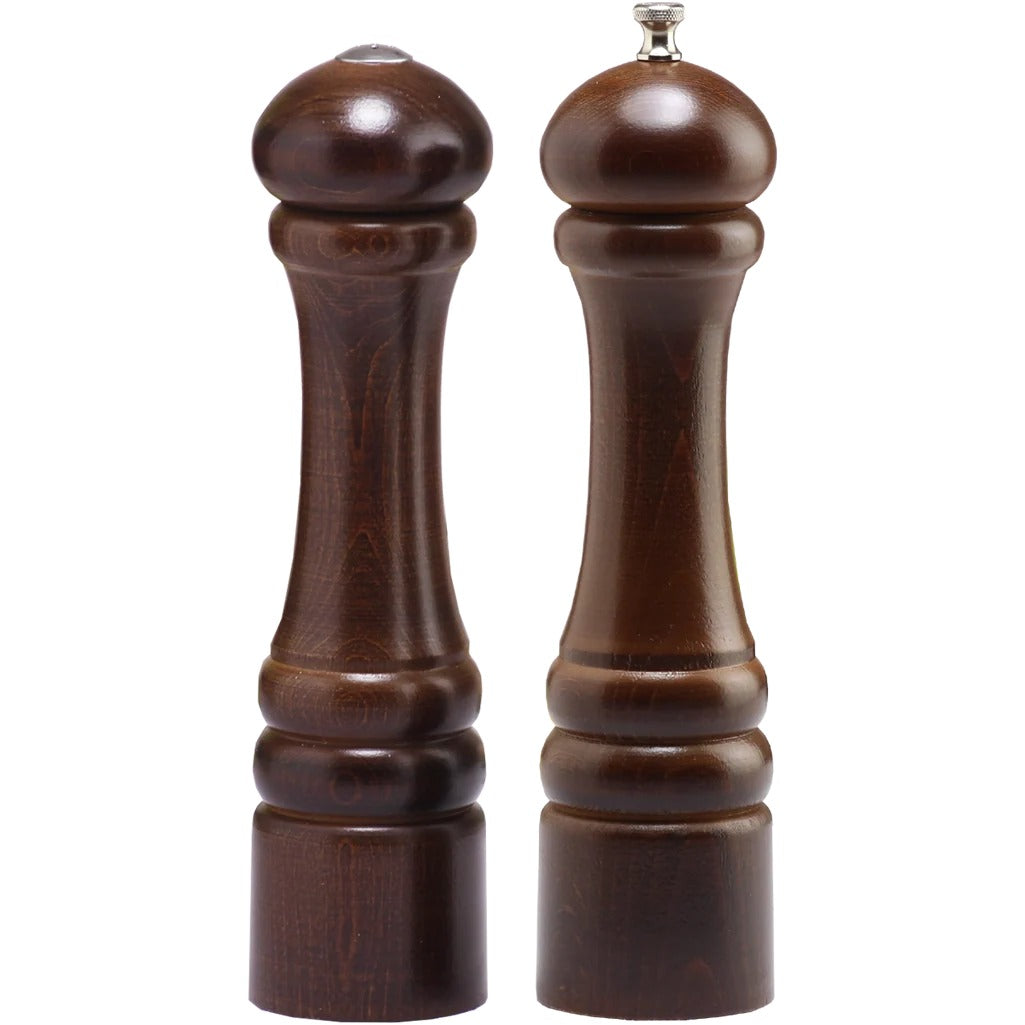 Chef Specialties Imperial Wood Pepper Shaker, 10" High - Imperial Walnut Finish