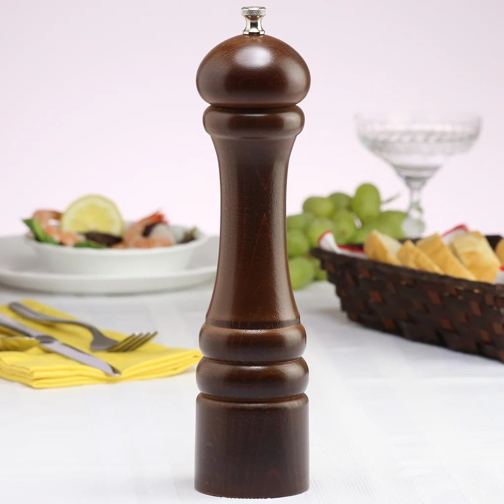 Chef Specialties Imperial Wood Pepper Mill, 10" High - photo 3