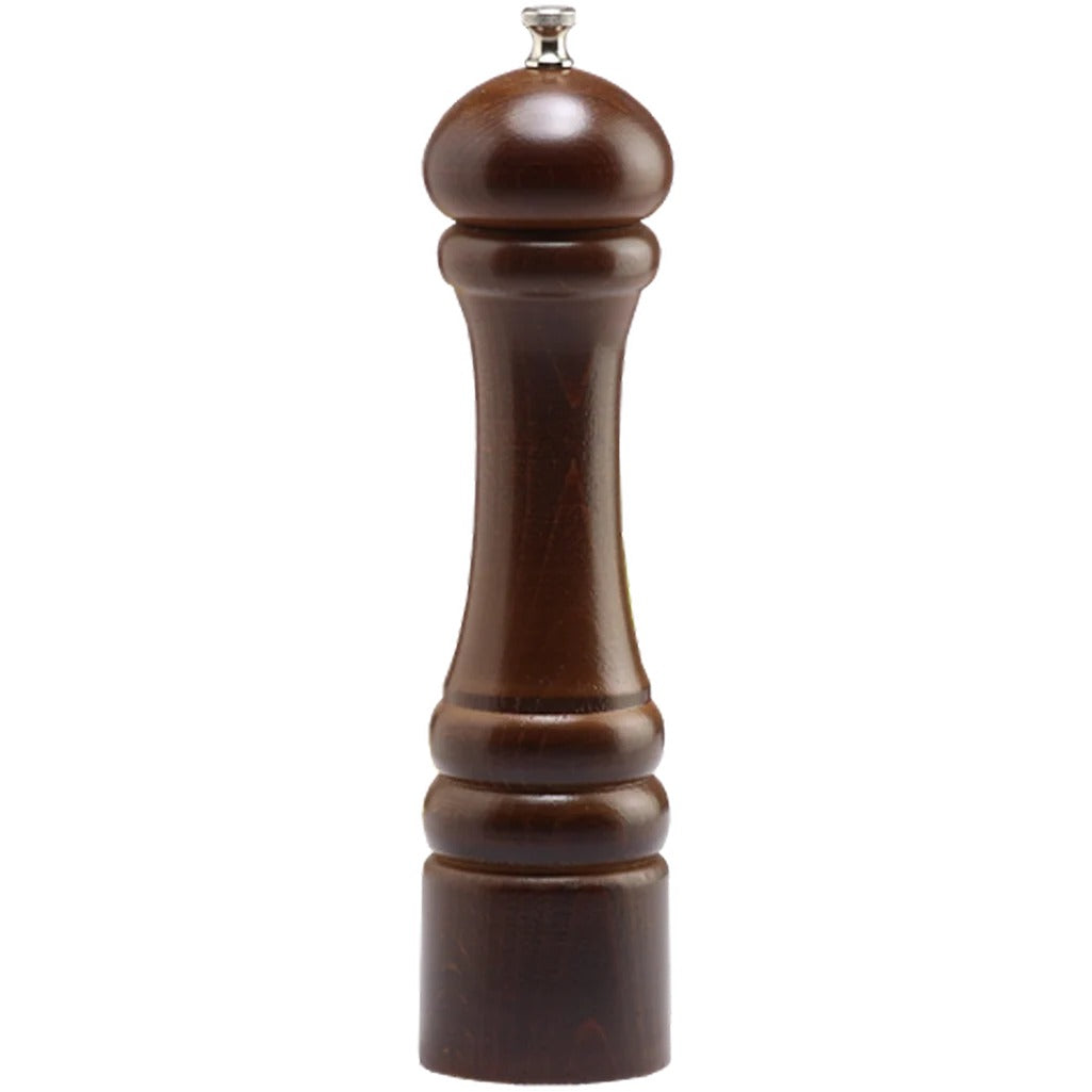 Chef Specialties Imperial Wood Pepper Mill, 10" High - Brown