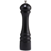 Chef Specialties Imperial Wood Pepper Mill, 10" High - Black