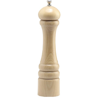 Chef Specialties Imperial Wood Pepper Mill, 10" High - Beige