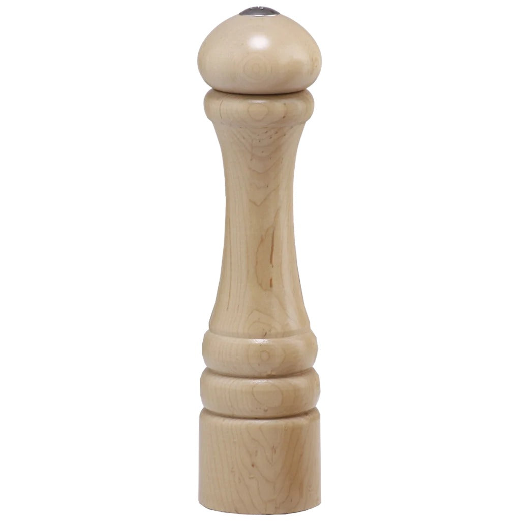 Chef Specialties 10255 Wood Pepper Shaker, 10" High, Beige - Default Title