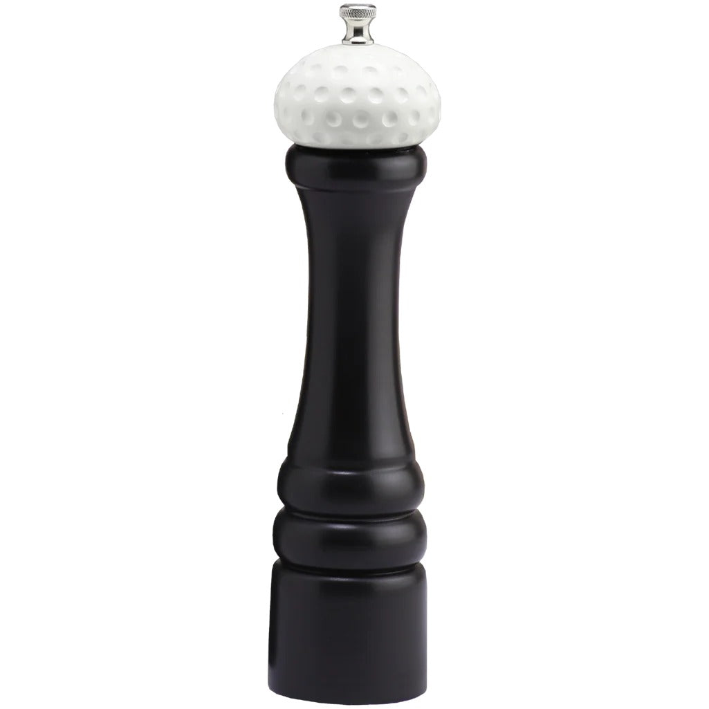 Chef Specialties 10510 19th Hole Wood Pepper Mill, 10" High, Black - Default Title