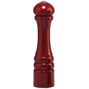 Chef Specialties Wood Pepper Shaker, 10" High - Red