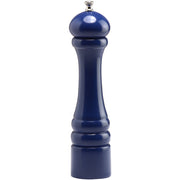 Chef Specialties Imperial Wood Pepper Mill, 10" High - Blue