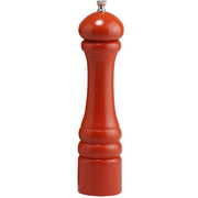 Chef Specialties Imperial Wood Pepper Mill, 10" High - Orange