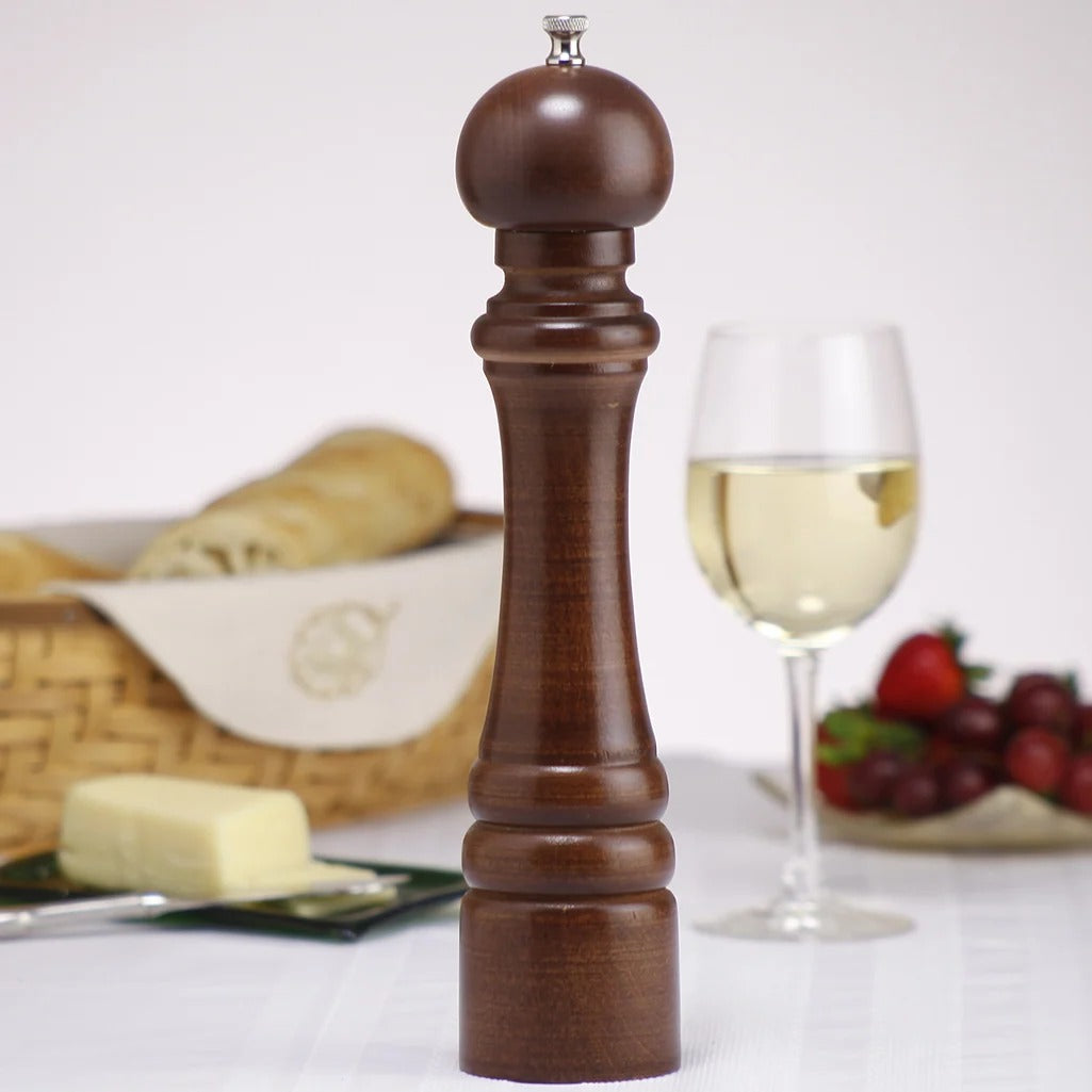 Chef Specialties President Wood Pepper Mill, 12" High - photo 3