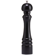 Chef Specialties President Wood Pepper Mill, 12" High - Black