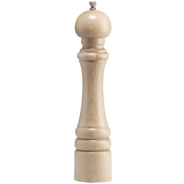 Chef Specialties President Wood Pepper Mill, 12" High - Beige
