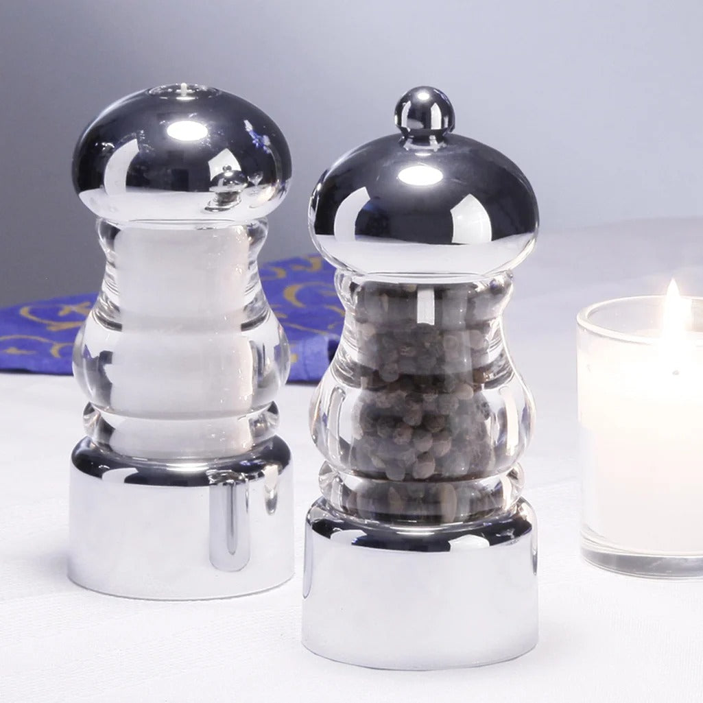 Chef Specialties 29160 Acrylic Pepper Set, 5 1/2" High, Clear - photo 3