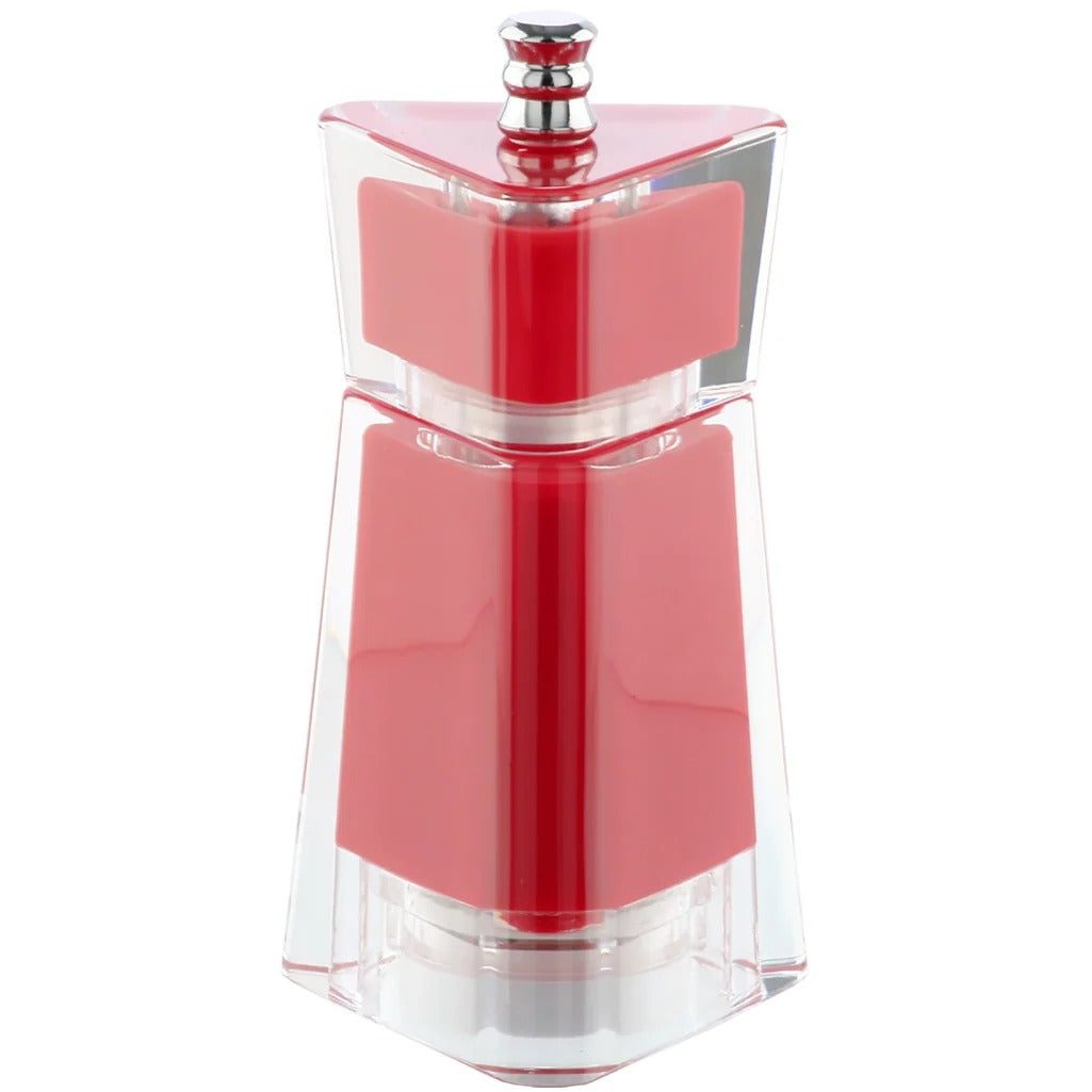 Chef Specialties Kate Acrylic Pepper Mill, 4 1/2" High - Red