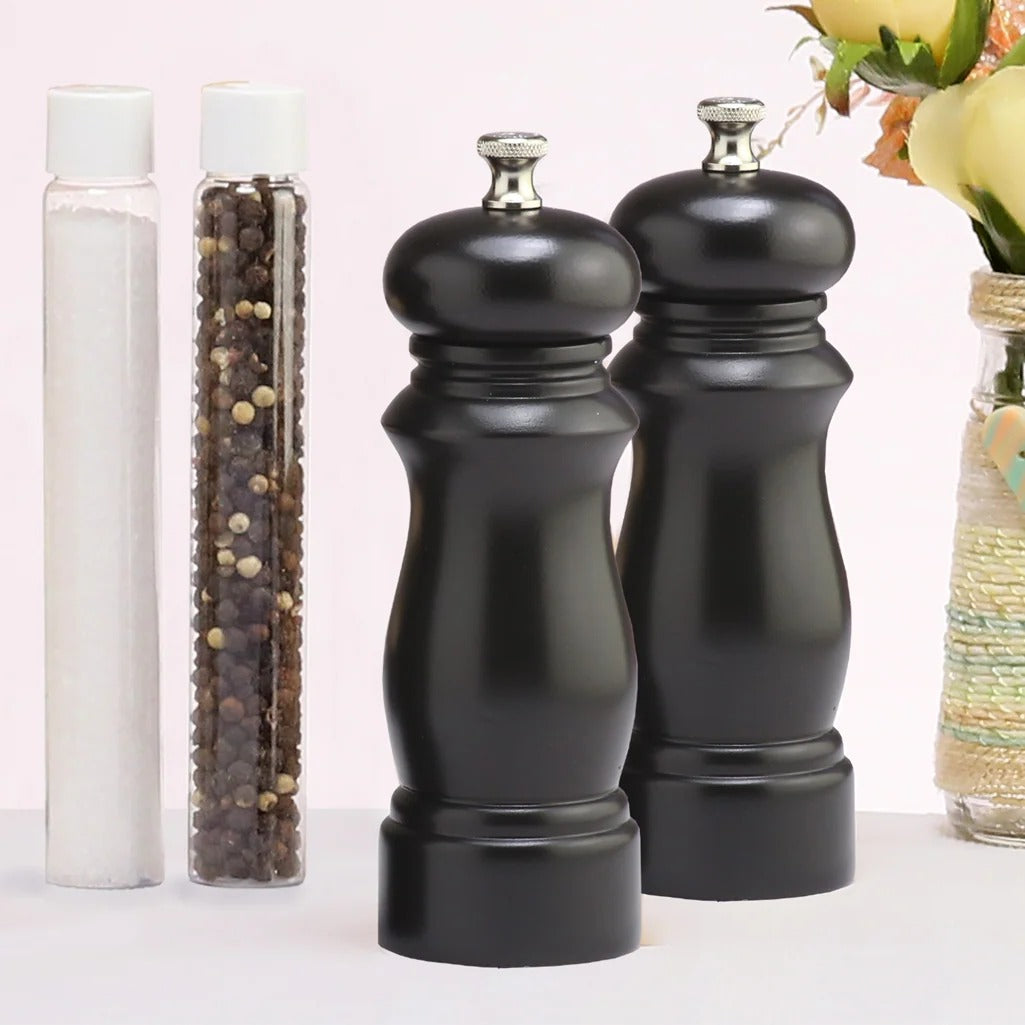 Chef Specialties Wood Salt Mill Set, 6" High - photo 4
