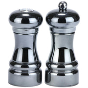 Chef Specialties 90040 Acrylic Pepper Set, 4 1/4" High, Silver - Default Title