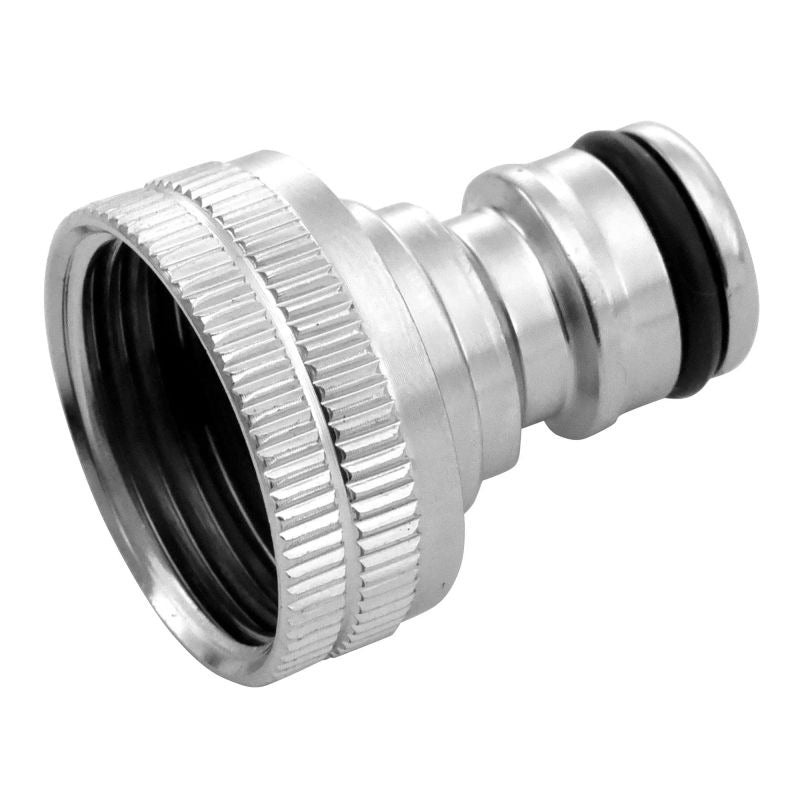 BluBird Industries Inc. Brass Connect Coupler, 3/4" Diameter, Silver - Plug