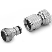 BluBird Industries Inc. Brass Connect Coupler, 3/4" Diameter, Silver - Plug