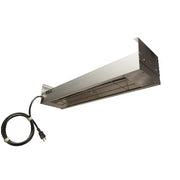 Nemco 6150-24 Aluminum Strip Warmer, 24" Wide, Silver - 120V
