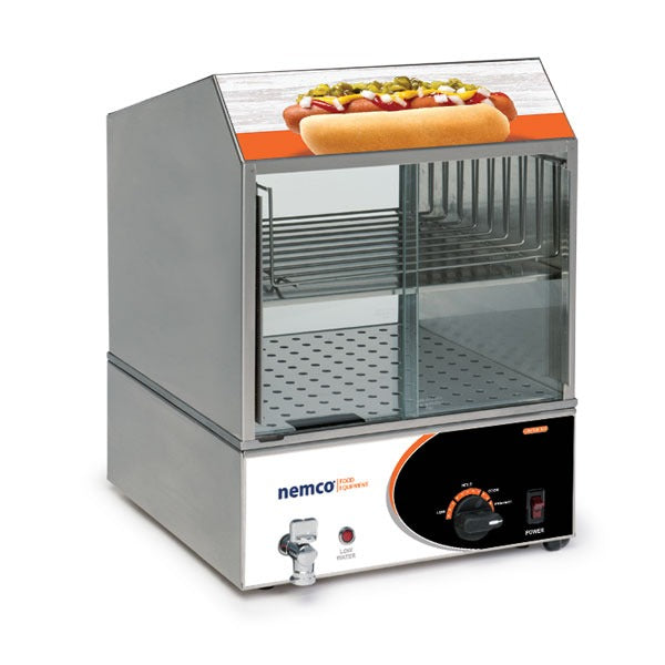 Nemco 8300 Hot Dog Steamer, 13 1/2" Wide - 120V