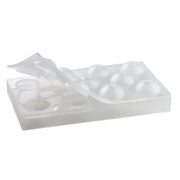 Pavoni Chocoflex Silicone Chocolate Mold, 6 7/8" x 11 13/16", White - 1 3/4"