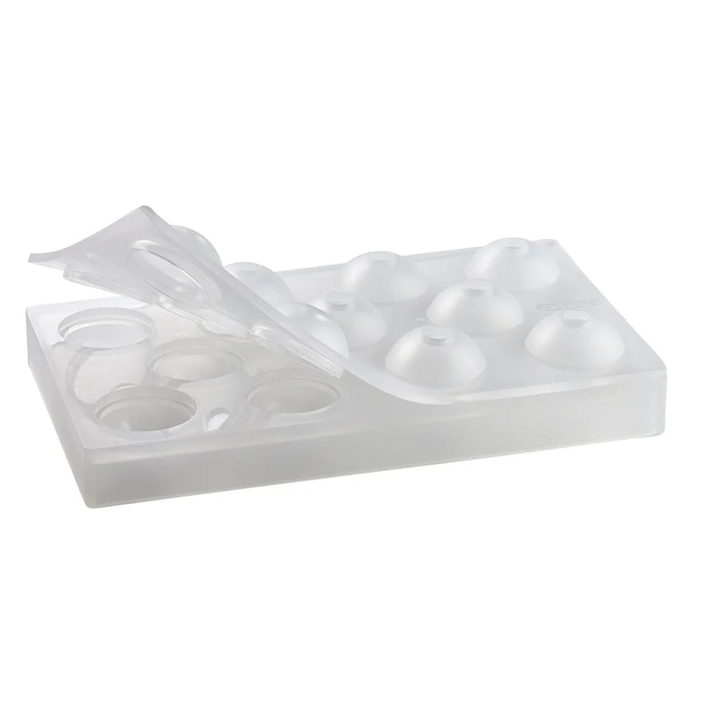 Pavoni Chocoflex Silicone Chocolate Mold, 6 7/8" x 11 13/16", White - 1 3/4"