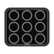 Pavoni PIASTRA41 Plate, 13" x 14 15/16" - Default Title