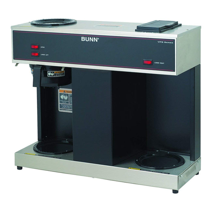 BUNN 04275.0031 VPS 12-Cup Pourover Commercial Coffee Brewer, with 3 Warming Stations (120V/60/1PH)