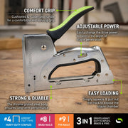 Surebonder 5600 Steel Staple Gun, 5 5/16" x 11 1/2" - photo 2