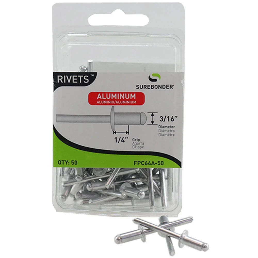 Surebonder Aluminum Rivet, 50/Case - photo 2