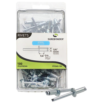 Surebonder Steel Rivet, 5/Case - FPC84S-100