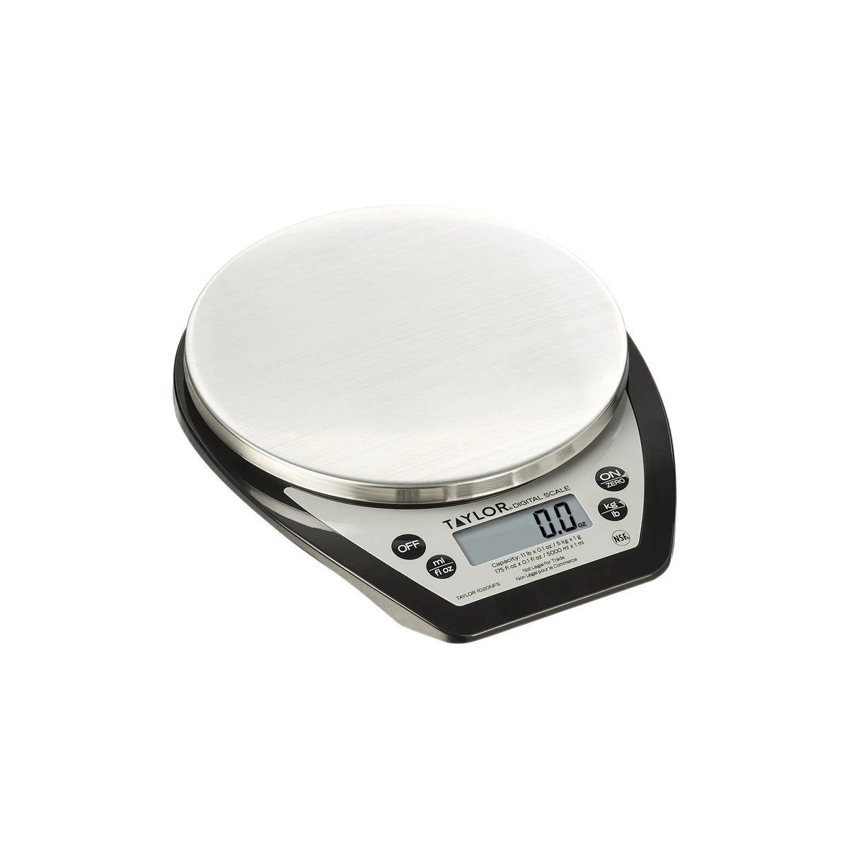 Taylor Plastic Portion Control Scale, 11 lb. 4.9 kg. - for Dry Liquid Measuring