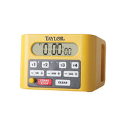 Taylor 5839N Plastic Channel Timer, 6 1/4" Wide, Yellow - photo 2