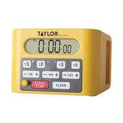 Taylor 5839N Plastic Channel Timer, 6 1/4" Wide, Yellow - Default Title