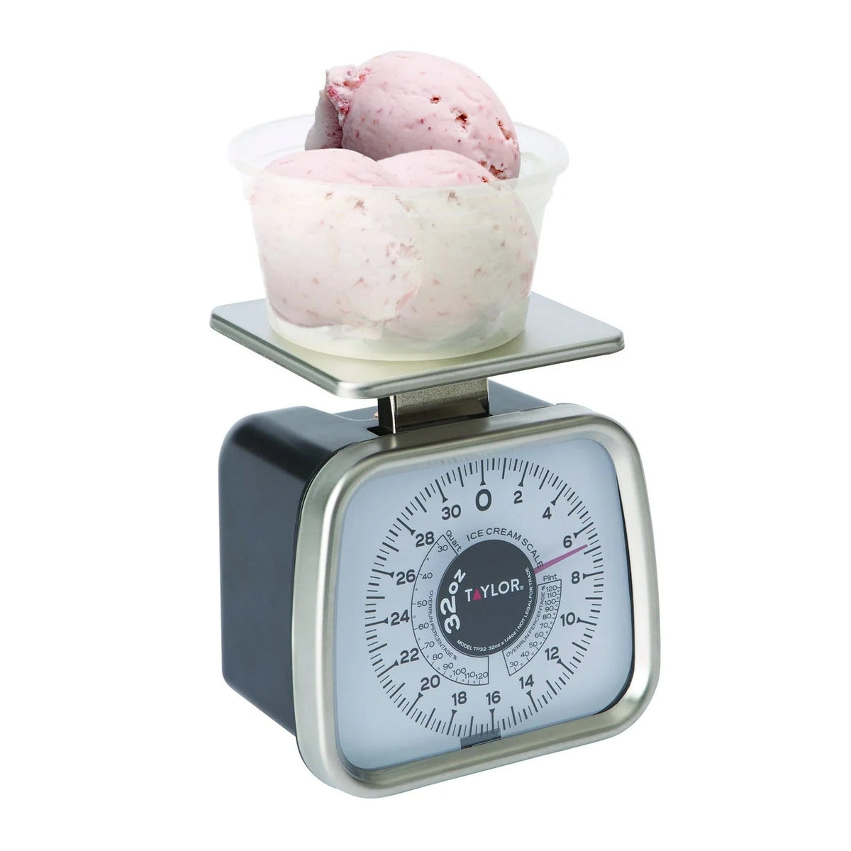 Taylor TP32 Stainless Steel Portion Scale, 5 3/4" Wide - photo 2