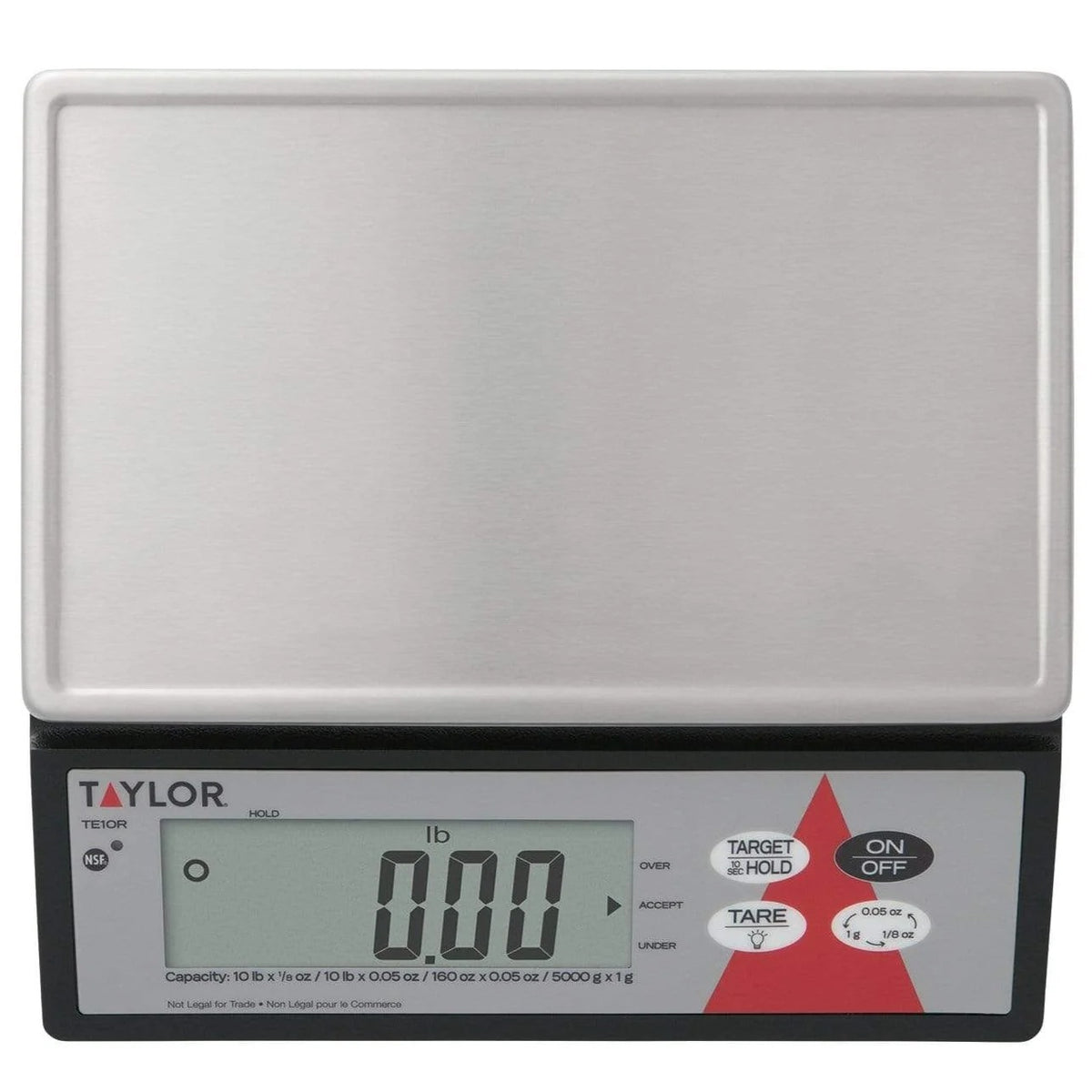 Taylor TE10R Plastic Portion Control Scale, 10 lb. 4.5 kg. - photo 3
