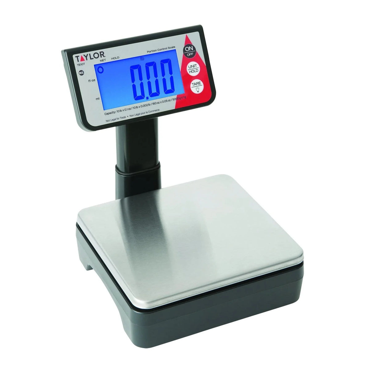 Taylor TE10T Plastic Portion Control Scale, 10 lb. 4.5 kg. - Default Title