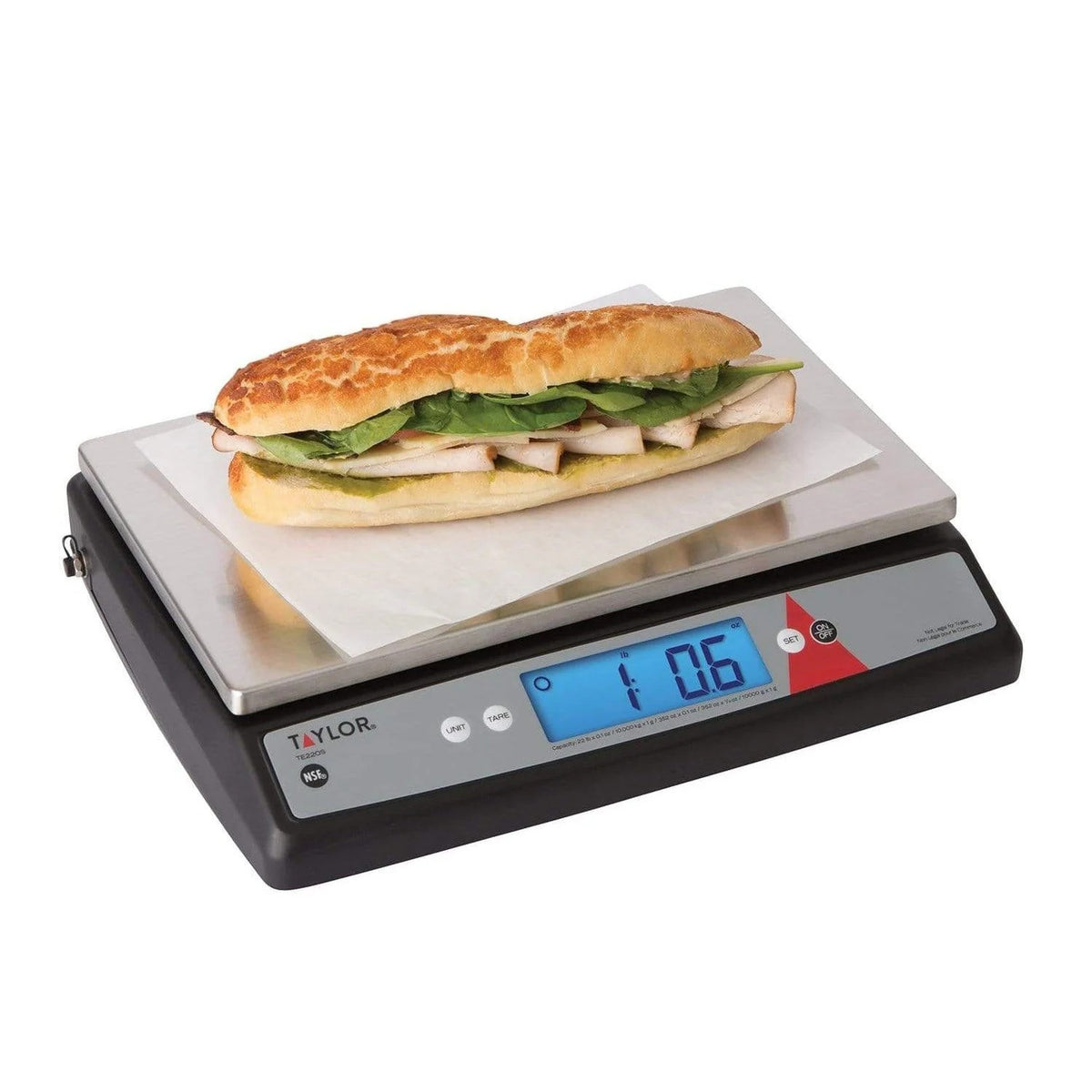 Taylor Plastic Portion Control Scale, 12 1/4" Wide - photo 3