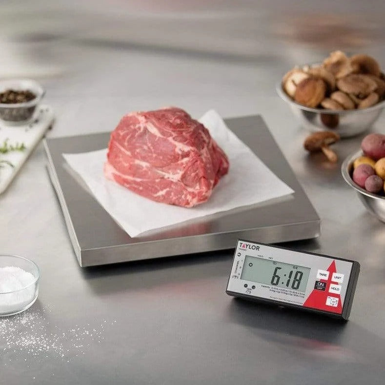 Taylor TE30WD Stainless Steel Portion Control Scale, 14" Wide - photo 2