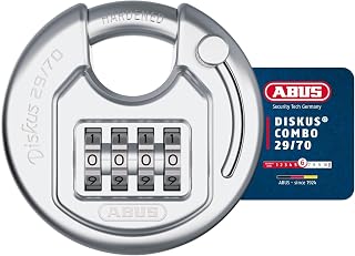 ABUS 29/70 Combo Diskus Padlock, Silver