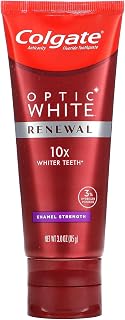 Colgate Optic White Renewal Enamel Strength Teeth Whitening Toothpaste, 3 Oz