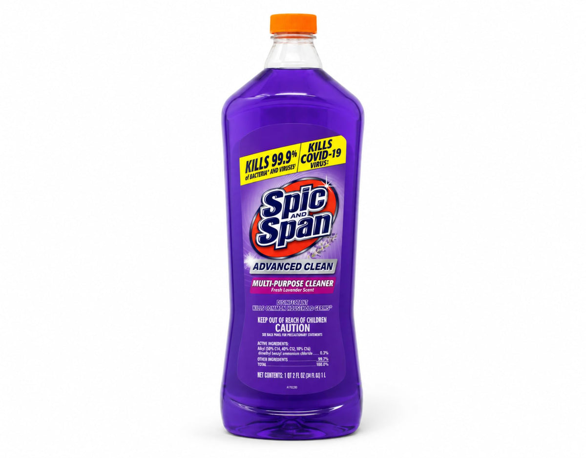 Multi-Purpose Cleaner Advanced Clean Lavender by Spic And Span – 34 Fl Oz (Pack of 1), Model sample_sku_56606