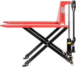 Global Industrial Manual High-Lift Skid Jack Truck, 27"W x 45"L Forks
