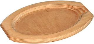 Service Ideas SK107BH Serving Skillet Wood Platter for Cook and Serve Skillet 443-006