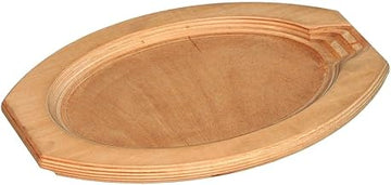 Service Ideas SK107BH Serving Skillet Wood Platter for Cook and Serve Skillet 443-006