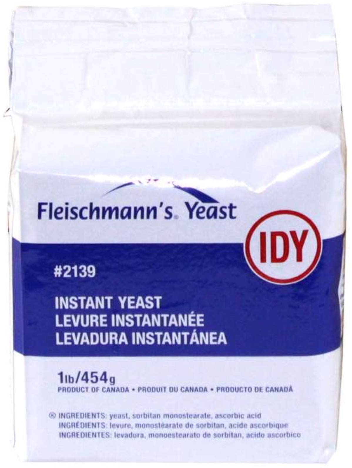 Fleischmanns Dry Instant Baking Yeast 20 Case 1 Pound by Fleischmann's Simply Homemade – 1 Pound, Pack of 20