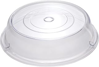 Winco 12" Clear Round Plastic Plate Cover