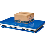 Power Scissor Lift Table by Global Industrial – Steel, Blue, Model GPL-LT-22-40-3648