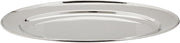 Winco 16" x 10 1/4" Oval Stainless Steel Platter | Restaurant service, Great for Entrees, Salads, Desserts and Appetizers