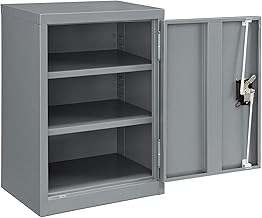 Global Industrial Wall Mount Storage Cabinet, Locking Recessed Handle, 2
