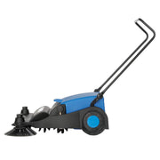 Manual Push Sweeper by Powr-Flite – Plastic, Blue, Model PS320