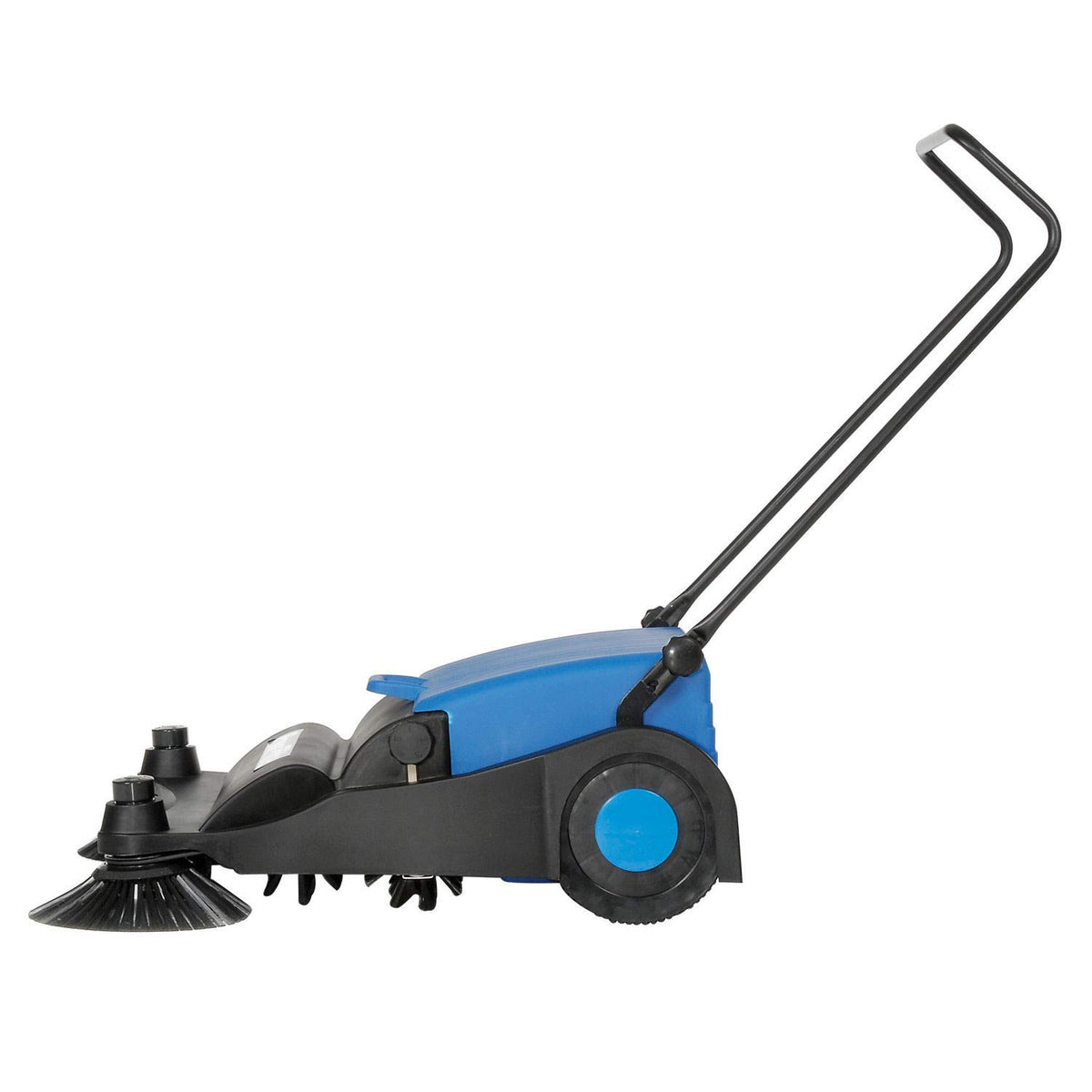 Manual Push Sweeper by Powr-Flite – Plastic, Blue, Model PS320