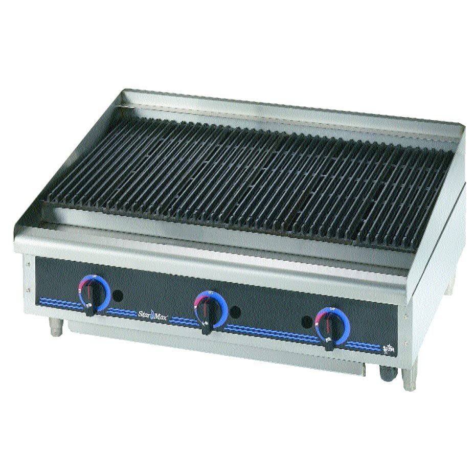 Star Star-Max 36" Lava Rock Gas Charbroiler by Star Manufacturing – Alloy Steel, Model 6036CBF